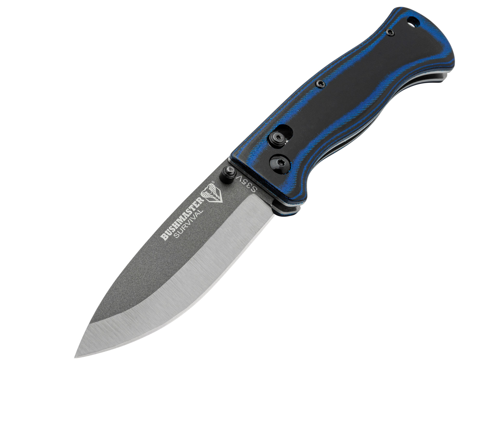 Bushmaster Explorer Blaues G10 Taschenmesser